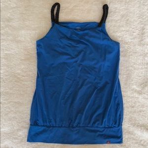 Zobha Braided Low Impact Tank - Sky Blue Size M